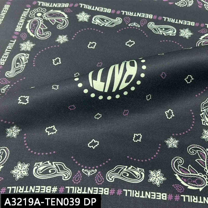 Custom Printed printing 163g 100 tencel fabric for garment